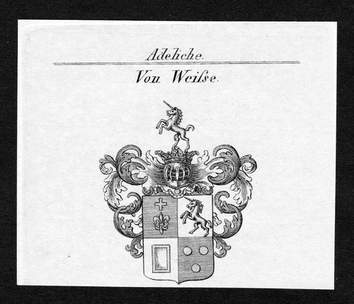 1820 weisse weiße - weisse, wappen
