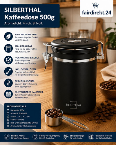 Silberthal kaffeedose 500g - silberthal,