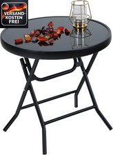 Klappbarer Gartentisch aus
