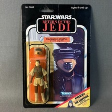 STAR WARS VINTAGE | Princess Leia (Boushh) | SEALED BLISTER, MOC | Kenner 65 bck