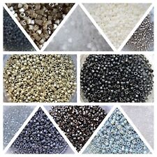 Jap.Miyuki® Delica Beads 5g Zylinderperlen 1,6mm DB 11/0 GRAUTÖNE Farbwahl