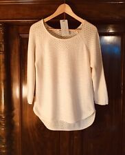 IHEART  SMILLA  Da-Pullover Gr. L. Wolle, BW + CASHMERE. Offwhite. W.Neu.VK-frei