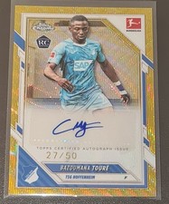 Topps bazoumana toure auto - toure,