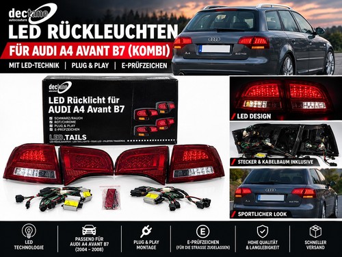 Led rückleuchten audi - led, a4