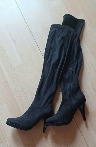 Stiefel schwarz 40 in - schwarz, gr.