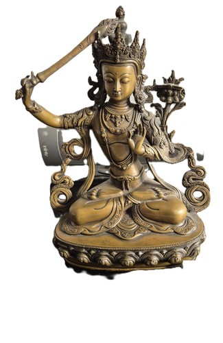 Messingfigur shiva mit dem - shiva,