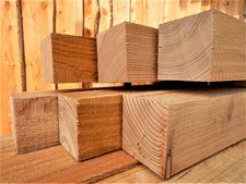 Lärche Kantholz 6 x 6 cm - Holzbalken Zaunpfosten Holzpfosten Zaunpfahl (1)