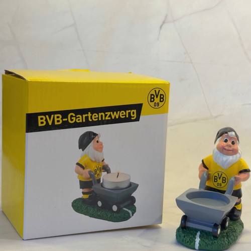 Bvb gartenzwerg teelichthalter - bvb,