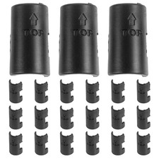  24 Stück Drahtregal-Clip Post-Regal-Kunststoff-Clip-Befestigungsklemme