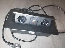 Einbausteckdose Versenkbar Schreibtisch Steckdose 2 Fach mit 2 USB
