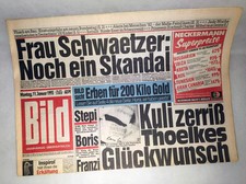 Bildzeitung vom 11.01.1993 *