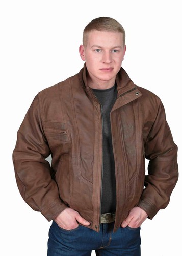 Herren blouson lederjacke - herren,