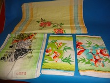4 x Stück DDR chinesische Handtücher Set  Badetuch + Handtücher 3 x
