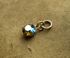 Kettenanhänger ~STRASS blau