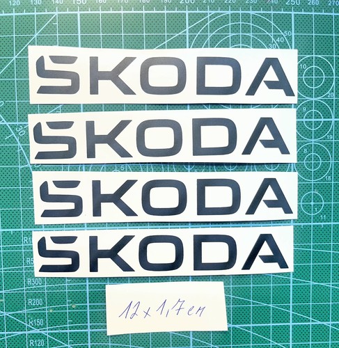 Skoda logo stickers 4st - 4st.,