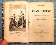 1830 Oeuvres De Jean Racine