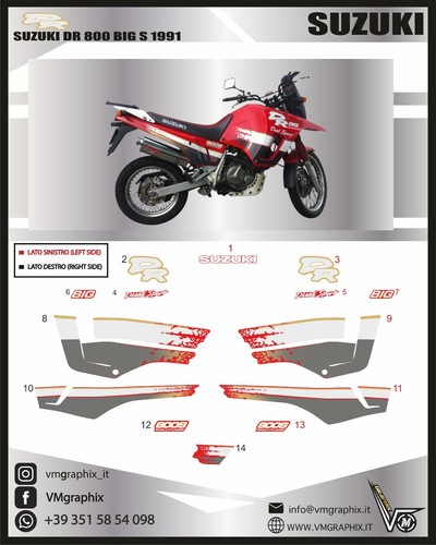 Suzuki 800 big 1991 - suzuki, dr