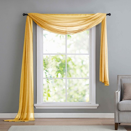 Voile querbehang - voile,