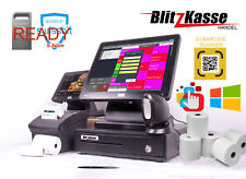 Computerkasse Kassensystem für Fast Food Einzelhandel Touchscreenkasse Komplett✅