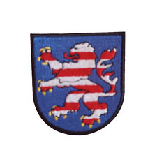 HESSEN , WAPPEN klein , 1 AUFNÄHER-PATCH-AUFBÜGLER.