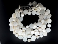 KETTE RHODINIERT MIT PERLMUTT SCHMUCKJAGD