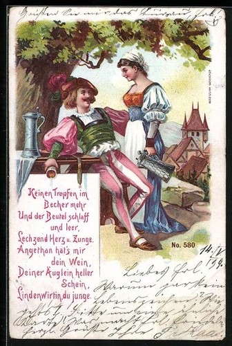 Gast mit der lindenwirtin - mit,