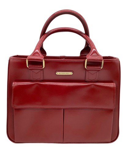 Burberry handtasche rot leder - burberry,