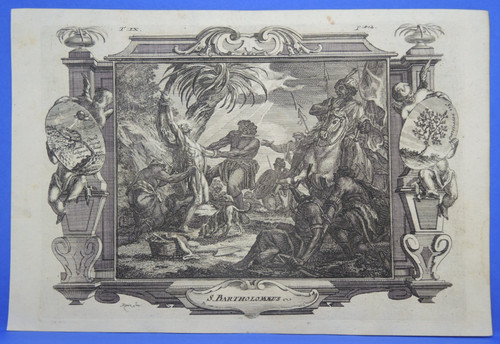 Kupferstich heiligenbild - kupferstich,