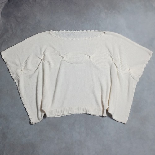 Feinstrick poncho pullover - feinstrick,