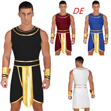 DE Herren Ägypten Pharao Kostüm Rave Festival Rollenspiel Faschingskostüm Outfit