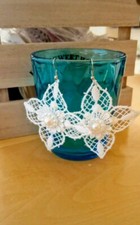 XL Ohrringe Plauen-Spitze