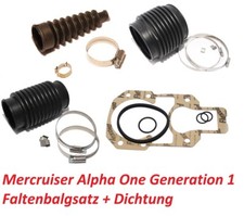 Service-Kit Z-Antrieb Faltenbalgsatz Mercruiser Alpha One inkl. Anbaudichtung