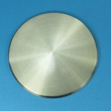 Edelstahl Platte 180mm Rund