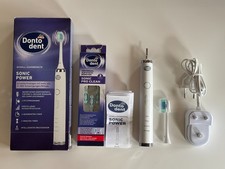 Schall - Zahnbürste weiß Sonic Power Dontodent + Zubehör