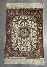 Isfahan Silk Rug Oriental