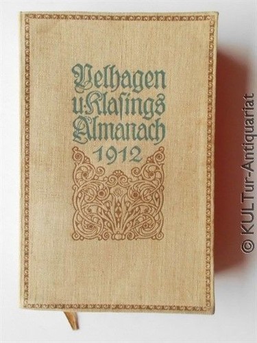 Almanach 1912 velhagen - 1912., velhagen,