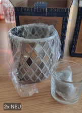 2x Partylite P93314 Kerzenhalter Votivkerzenhalter Harlekin - NEU