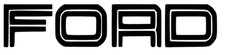 Ford Schriftzug Aufkleber