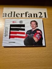 DEL 23-24 JERSEY CARD Luis Schinko DEB Grizzlys Wolfsburg 16/60