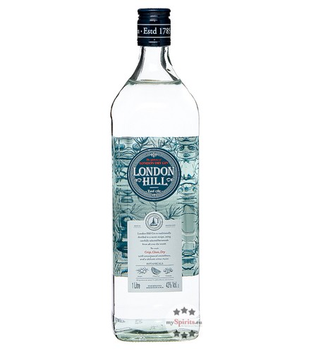 London hill dry gin 1 - dry, 43%
