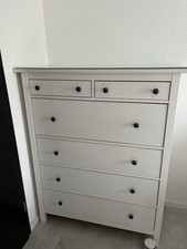IKEA HEMNES Kommode mit 6 Schubladen, weiß gebeizt,