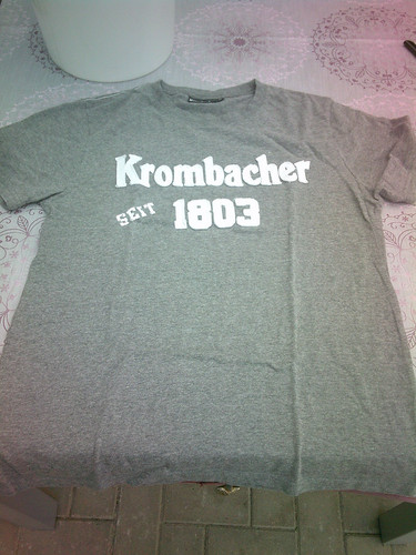 Shirt reklame krombacher - t,