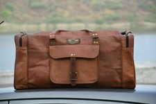 Seesack Schultertasche Wochenendtasche leicht robust Vintage Leder Reisegepäck