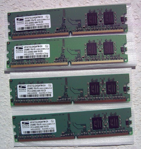 Ramriegel 256 mb promos - 4,