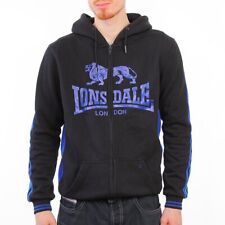 Lonsdale Sweatjacke Hoodie Spellout Vintage Kapuzenjacke Zipper Pulli Sweater