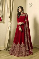 Bollywood Hochzeit Abendkleid Kleidung Langes Kleid Indisch Designer Pakistaner