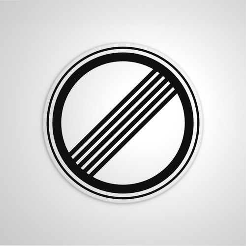 Kein tempolimit sticker german - kein,