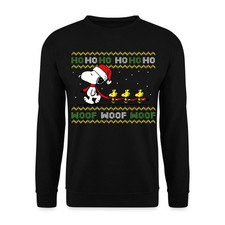 Peanuts Snoopy Hoho Ugly Christmas Weihnachten Unisex Pullover Sweatshirt S-3XL