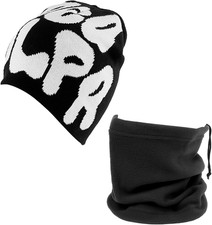 1 Wollmütze, 1 Schal, Kalt-