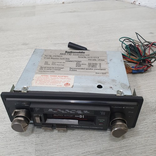 Vintage radiomobile akb710 - vintage,